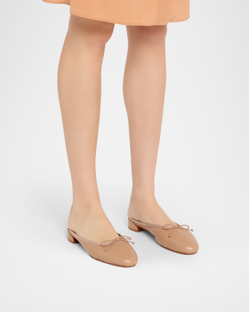 Sweetie Jane Red Sole Ballerina Mules