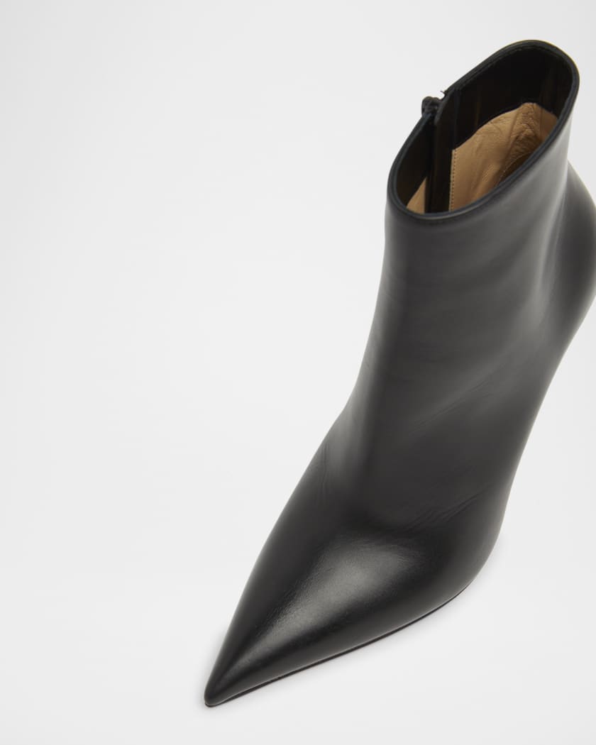 Miss Z Leather Red Sole Booties
