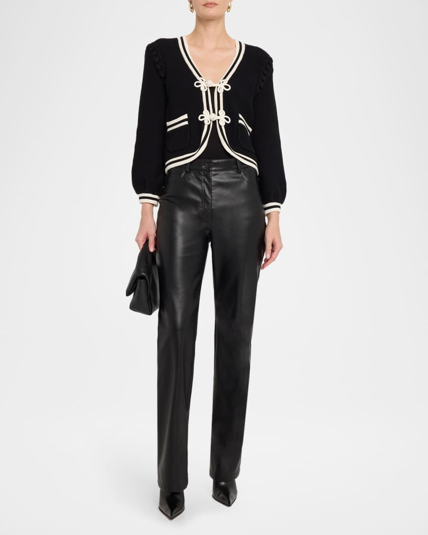 Kaito Contrast-Trim Cardigan