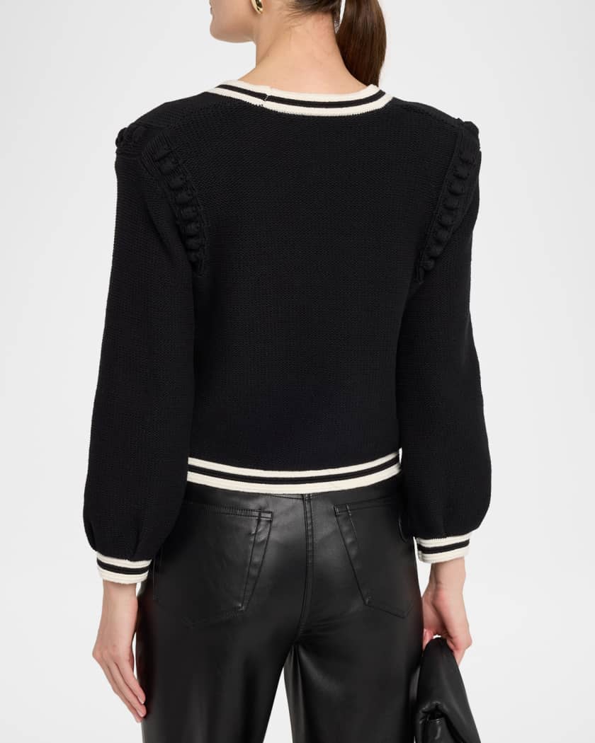 Kaito Contrast-Trim Cardigan