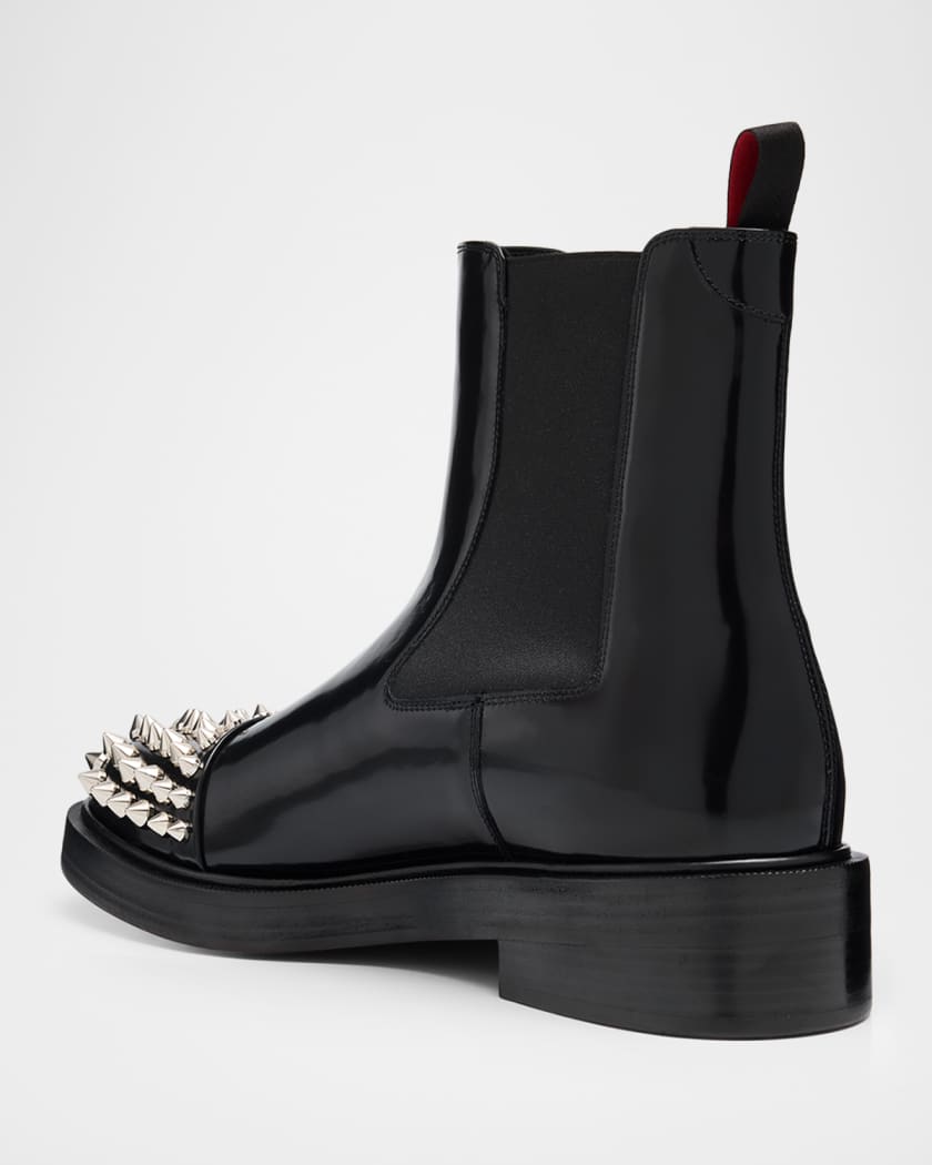 Men's Battersea Leather Chelsea Boots with Spikes