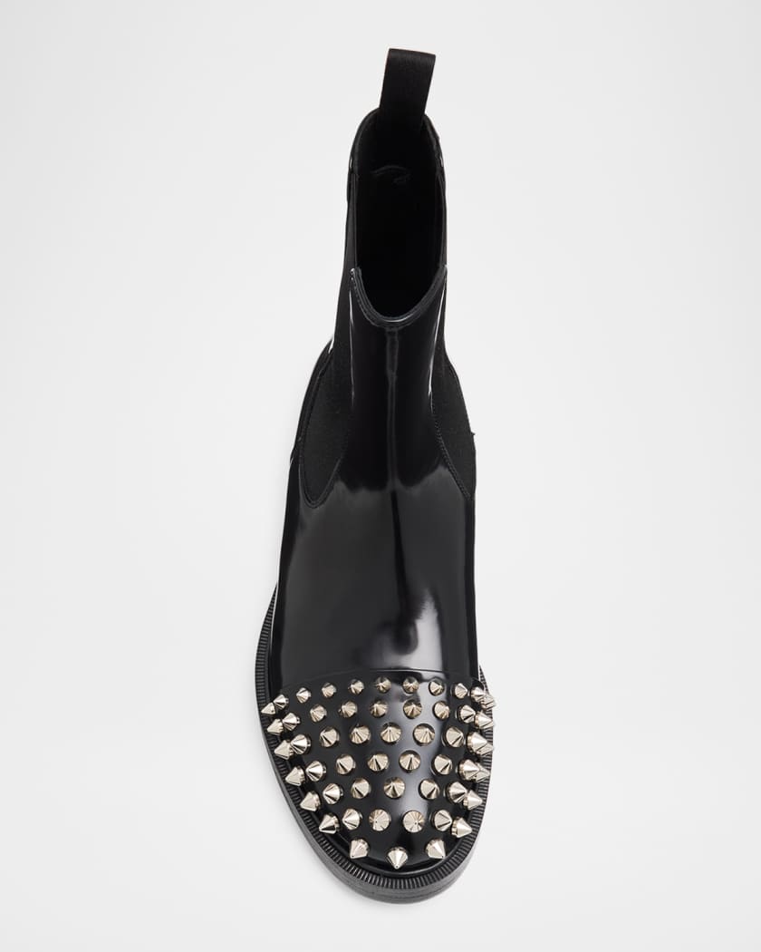 Men's Battersea Leather Chelsea Boots with Spikes