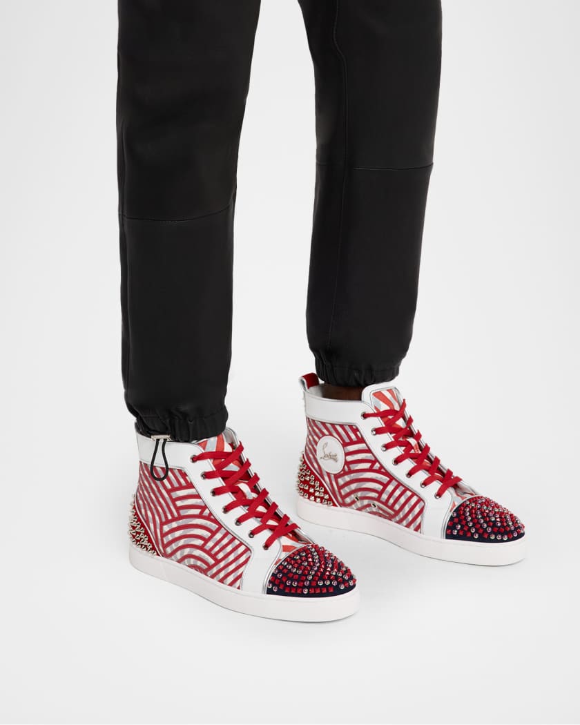 Men's Louis No Limit Gaagal High-Top Leather Sneakers