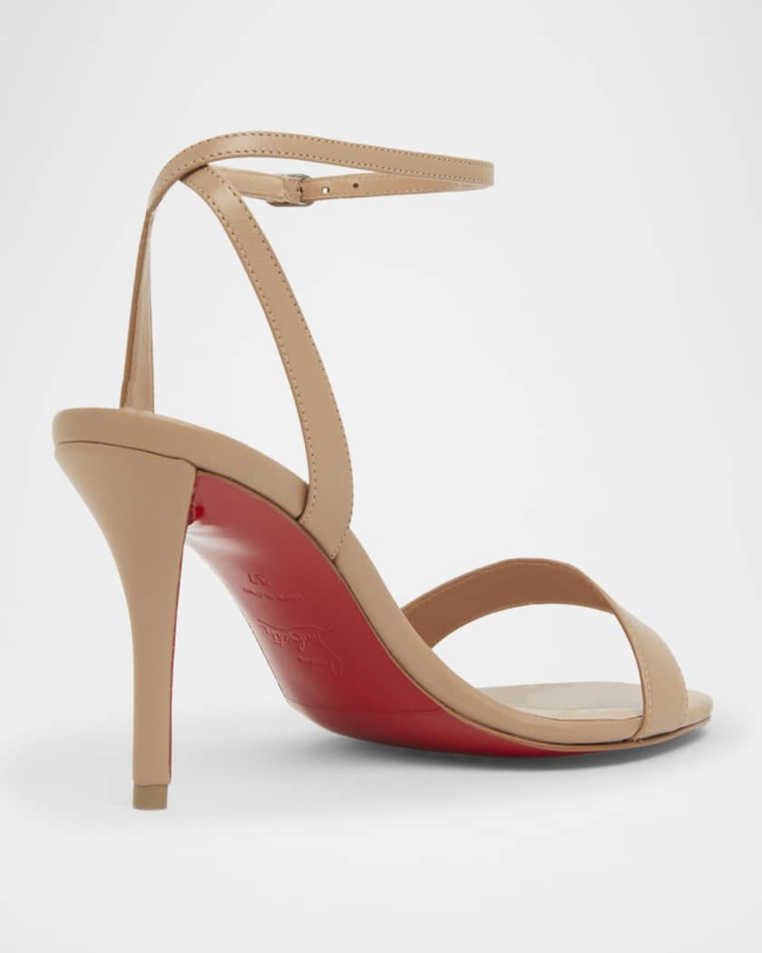 Miss Z Leather Red Sole Sandals