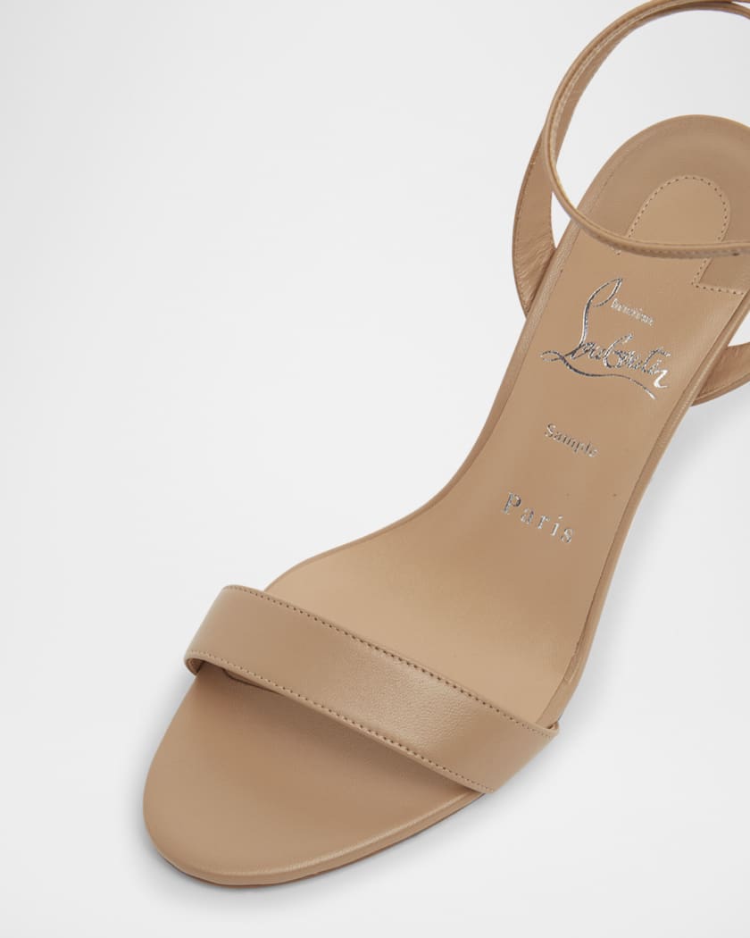 Miss Z Leather Red Sole Sandals