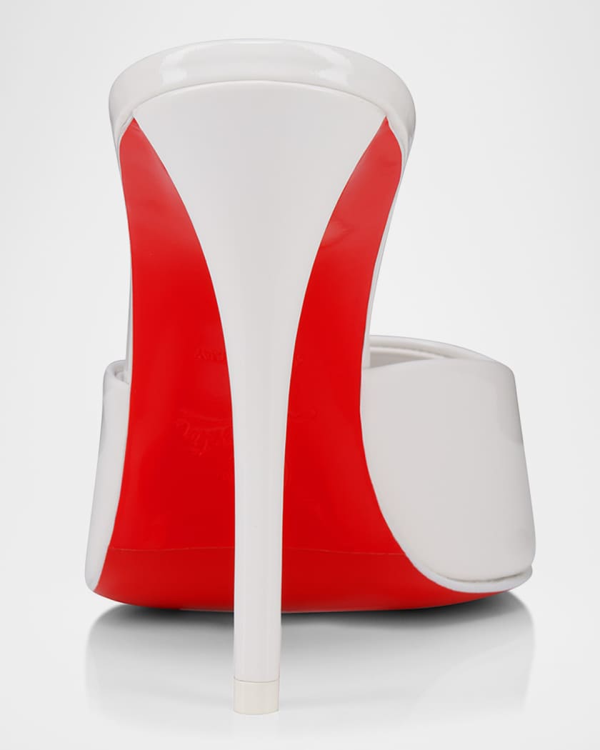 Miss Z Leather Red Sole Mule Sandals