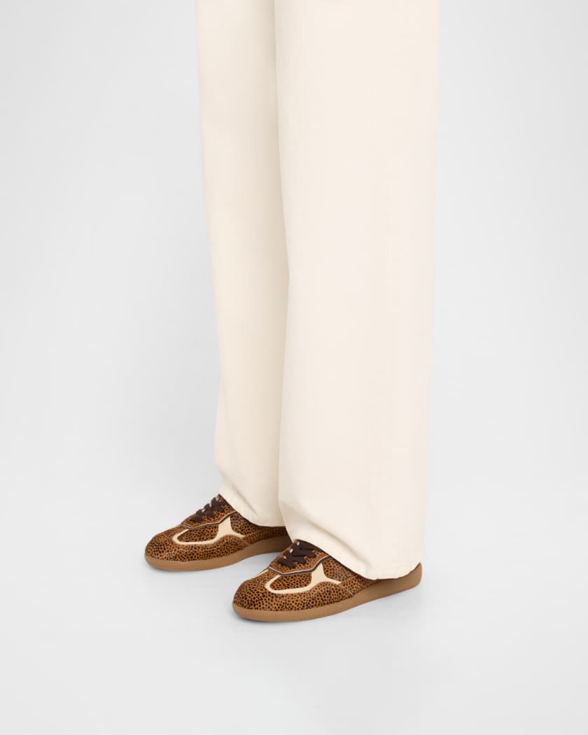 TB.490 Rife Calf Hair Low-Top Sneakers