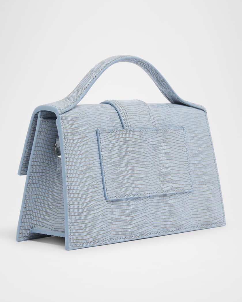 Le Grand Bambino Lizard-Embossed Shoulder Bag