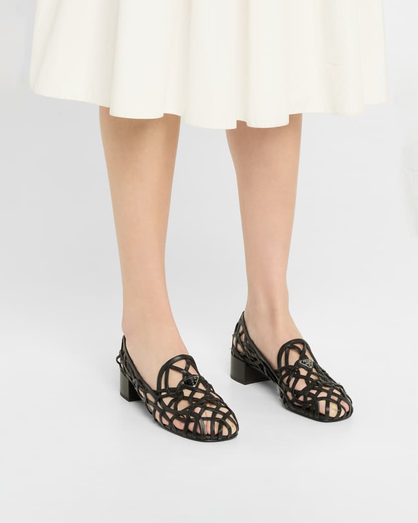 Modellerie Napa Leather Cutout Pumps