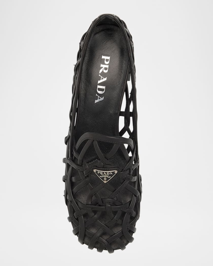 Modellerie Napa Leather Cutout Pumps