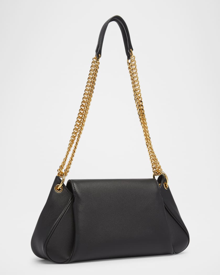 TOM FORD Tara Chain Shoulder Bag in Grain Leather Neiman Marcus