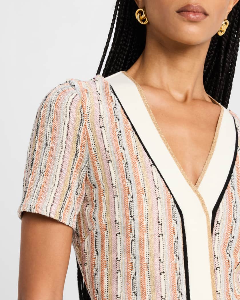 Ronda Sequined Knit Midi Dress