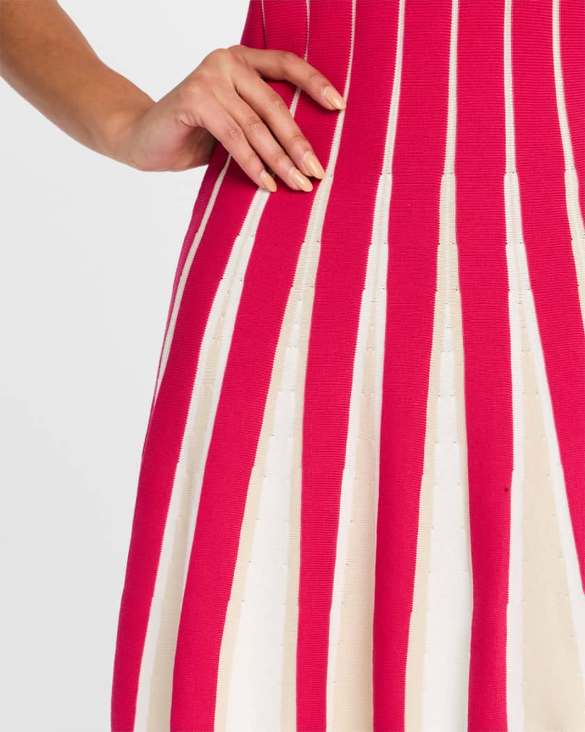 Eloise Striped Knit Mini Dress