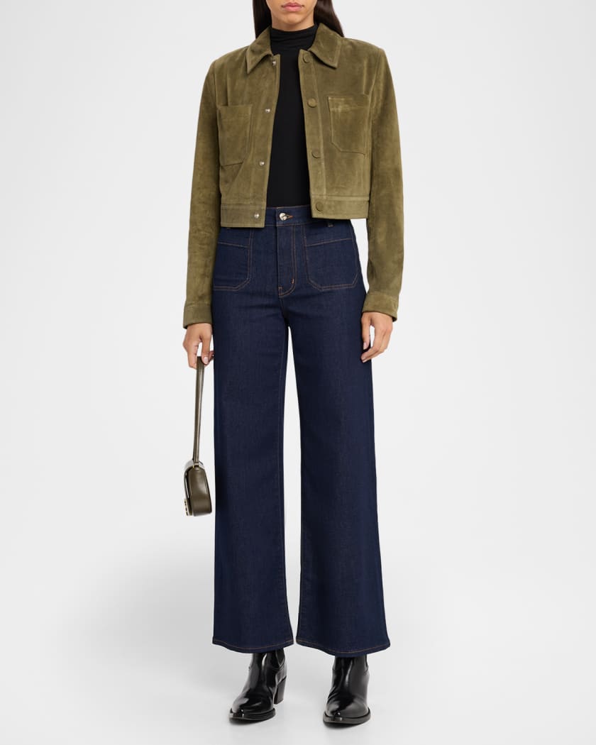 Le Slim Palazzo Modernist Pocket Jeans