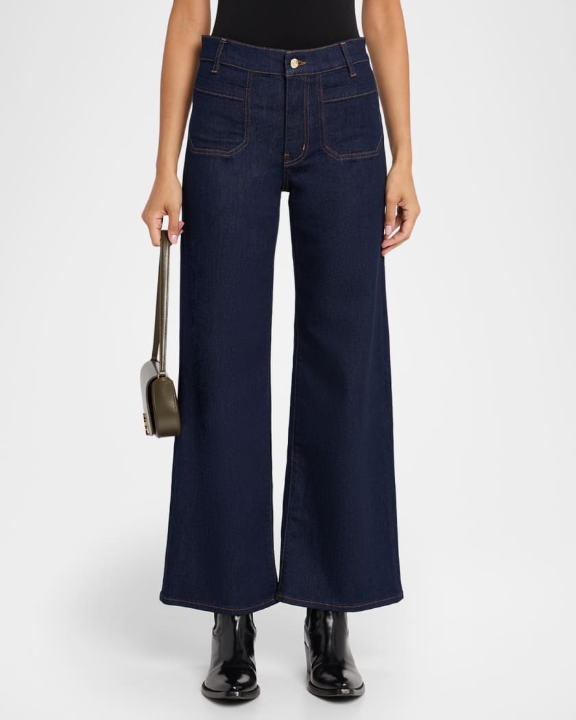 Le Slim Palazzo Modernist Pocket Jeans