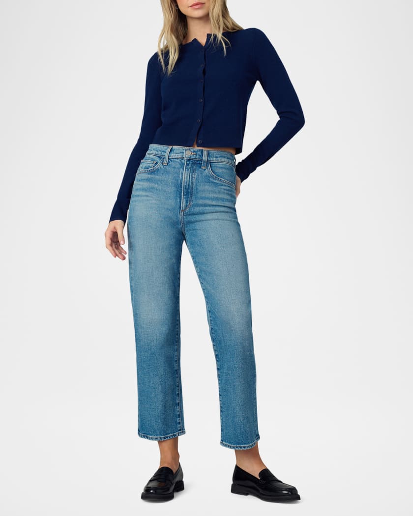 The Margot Crop Straight Jeans