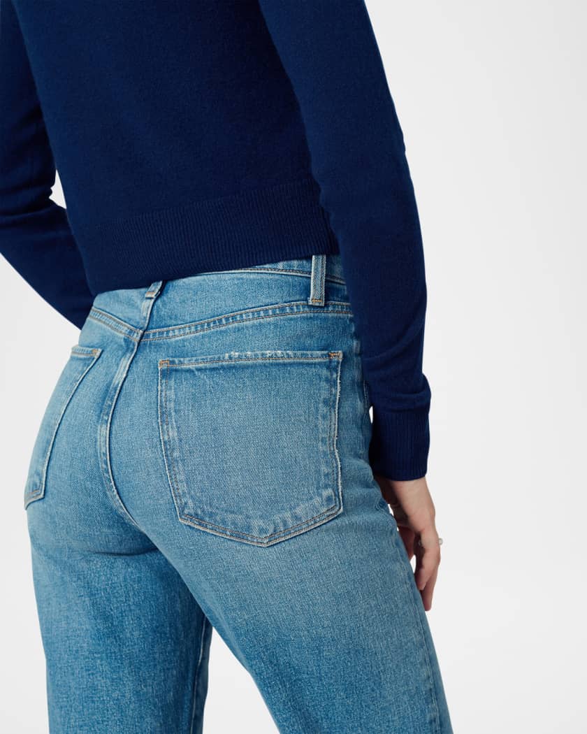 The Margot Crop Straight Jeans