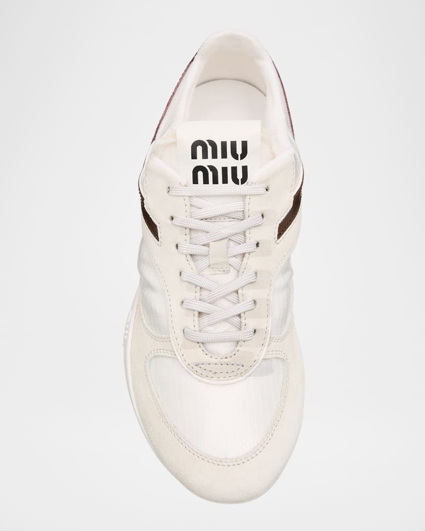 Colorblock Nylon Tech Runner Sneakers
