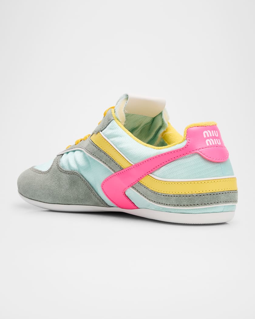 Colorblock Nylon Tech Runner Sneakers