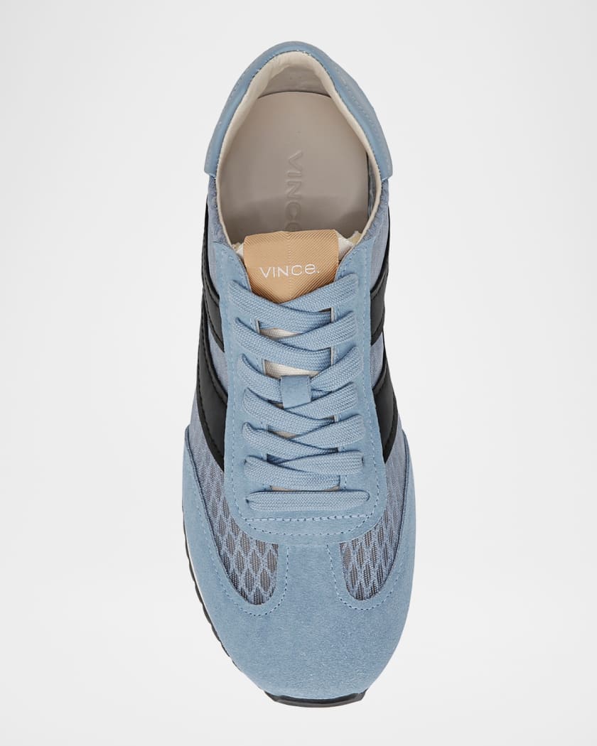 Oasis Mixed Leather Net Retro Sneakers