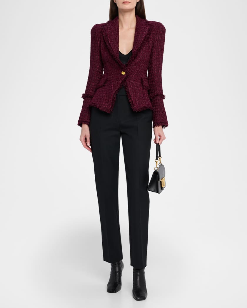 Kaisley Waffle Tweed Blazer