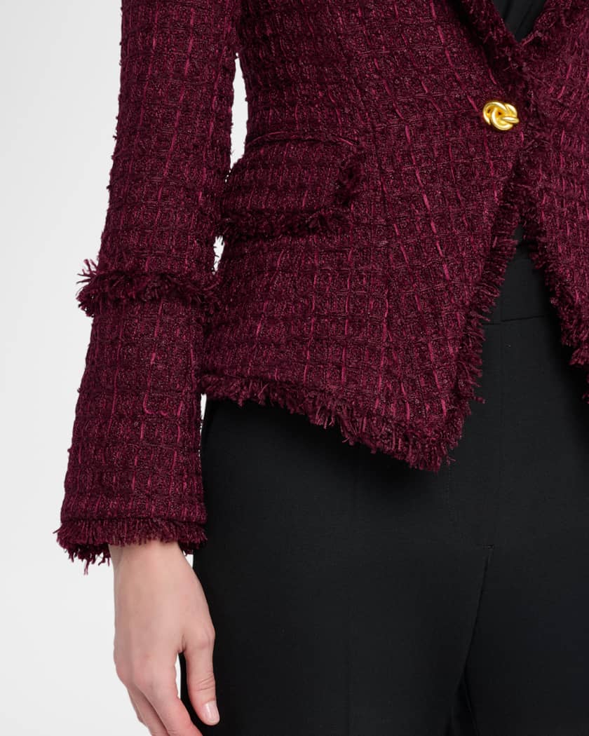 Kaisley Waffle Tweed Blazer