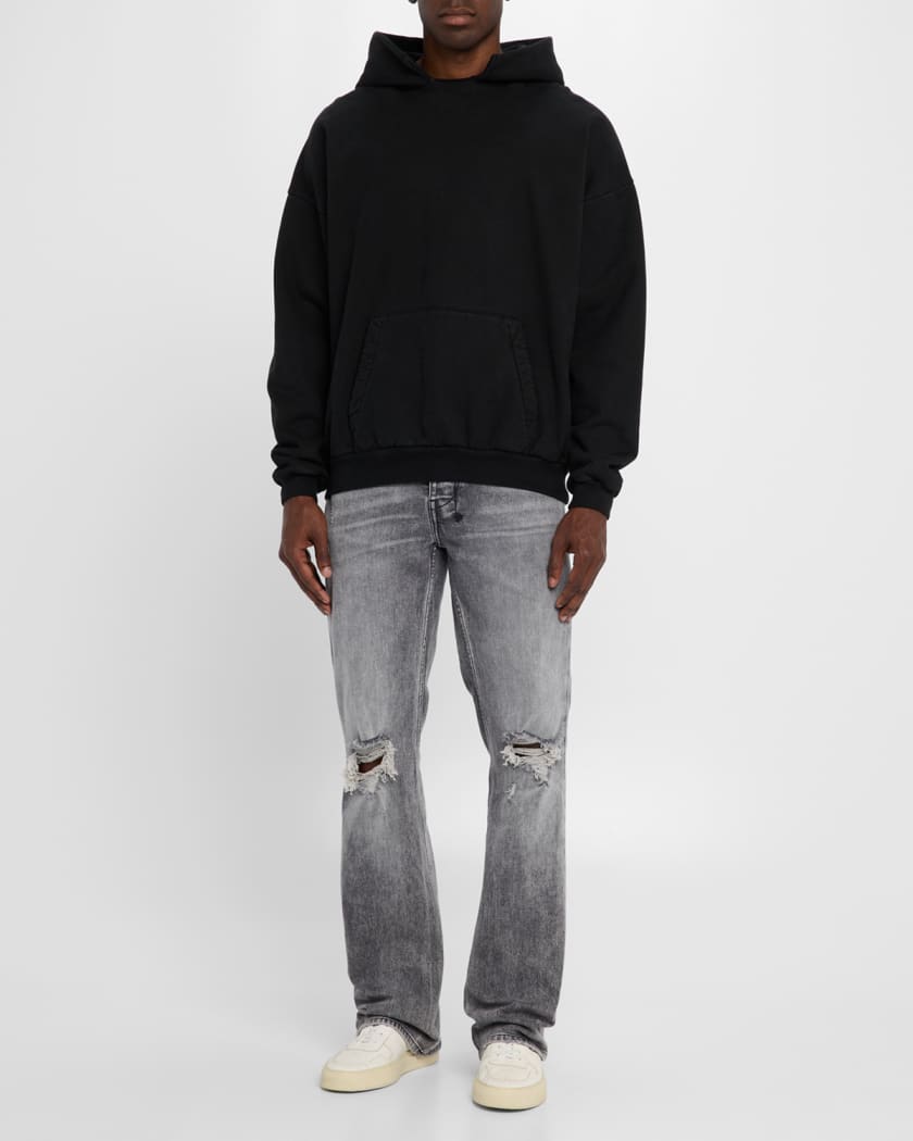 Men's Bronko Smoke Trashed Bootcut Jeans
