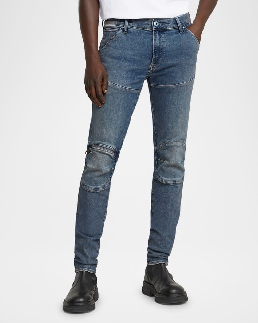 G-STAR RAW Men's 5620 3D Zip-Knee Skinny Jeans | Neiman Marcus G-STAR RAW Men's 5620 3D Zip-Knee Skinny Jeans | Neiman Marcus