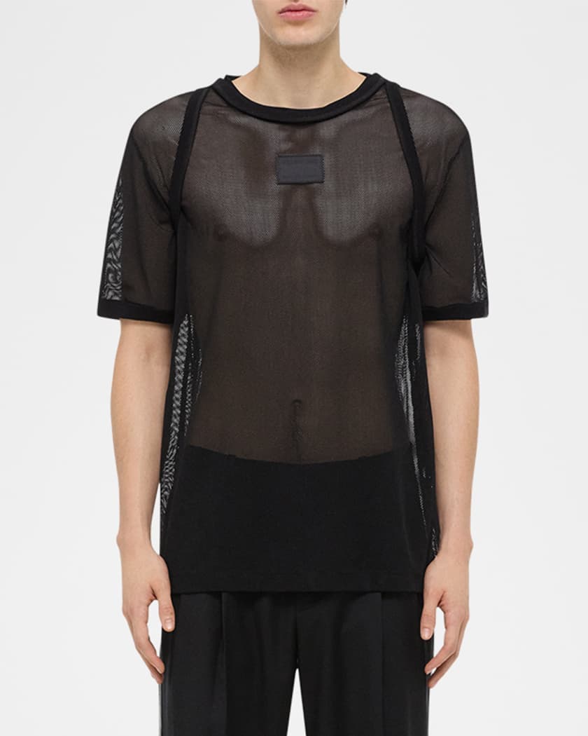 Men's Sheer Stretch Mesh T-Shirt