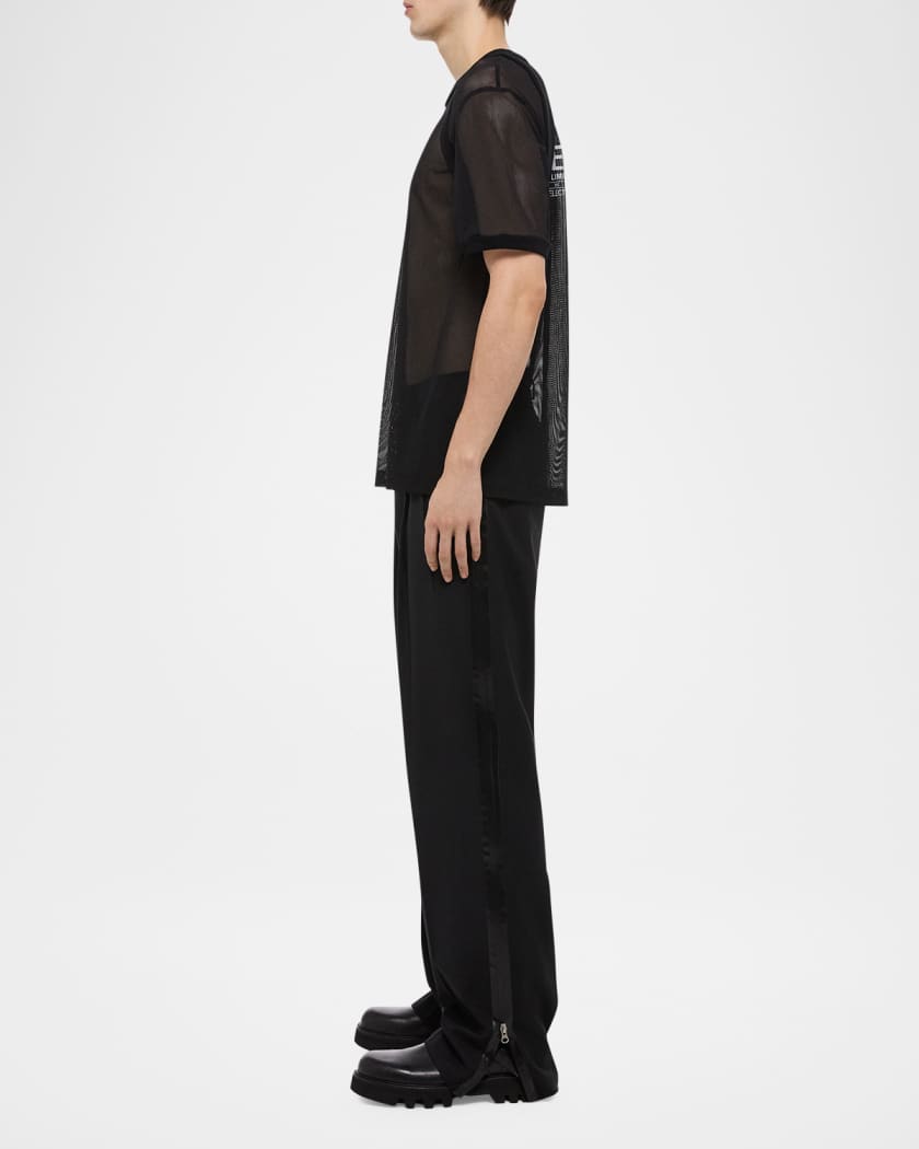 Men's Sheer Stretch Mesh T-Shirt