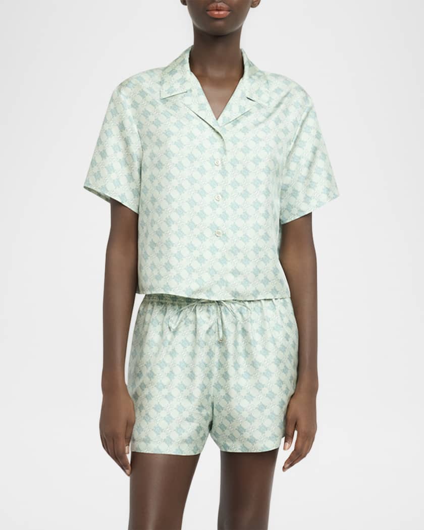 MA Quad Silk Button-Down Shirt