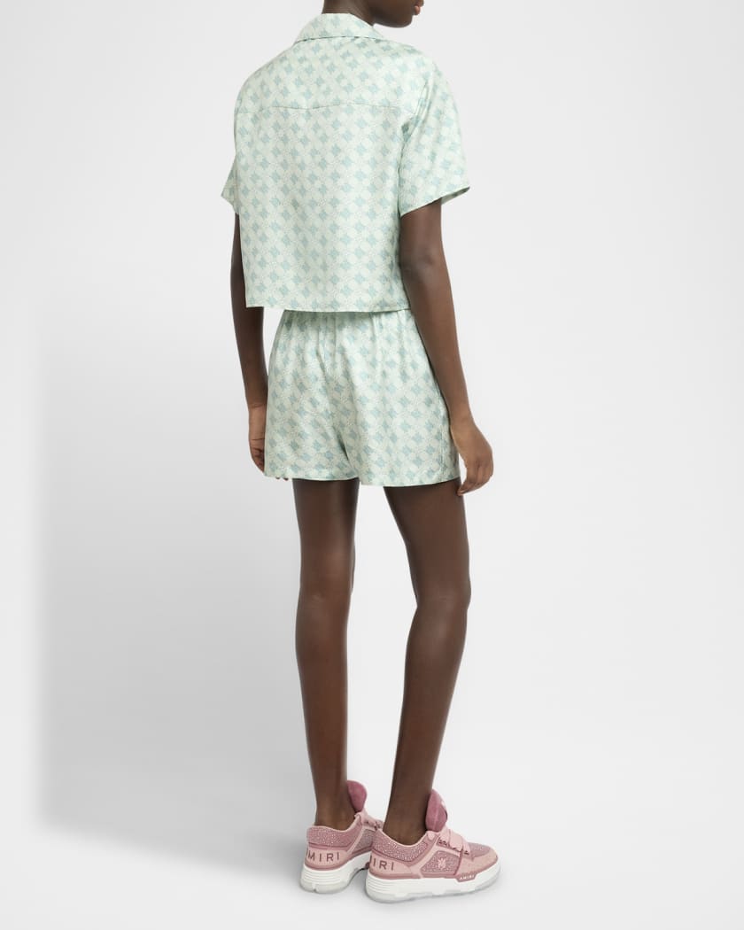 MA Quad Silk Button-Down Shirt