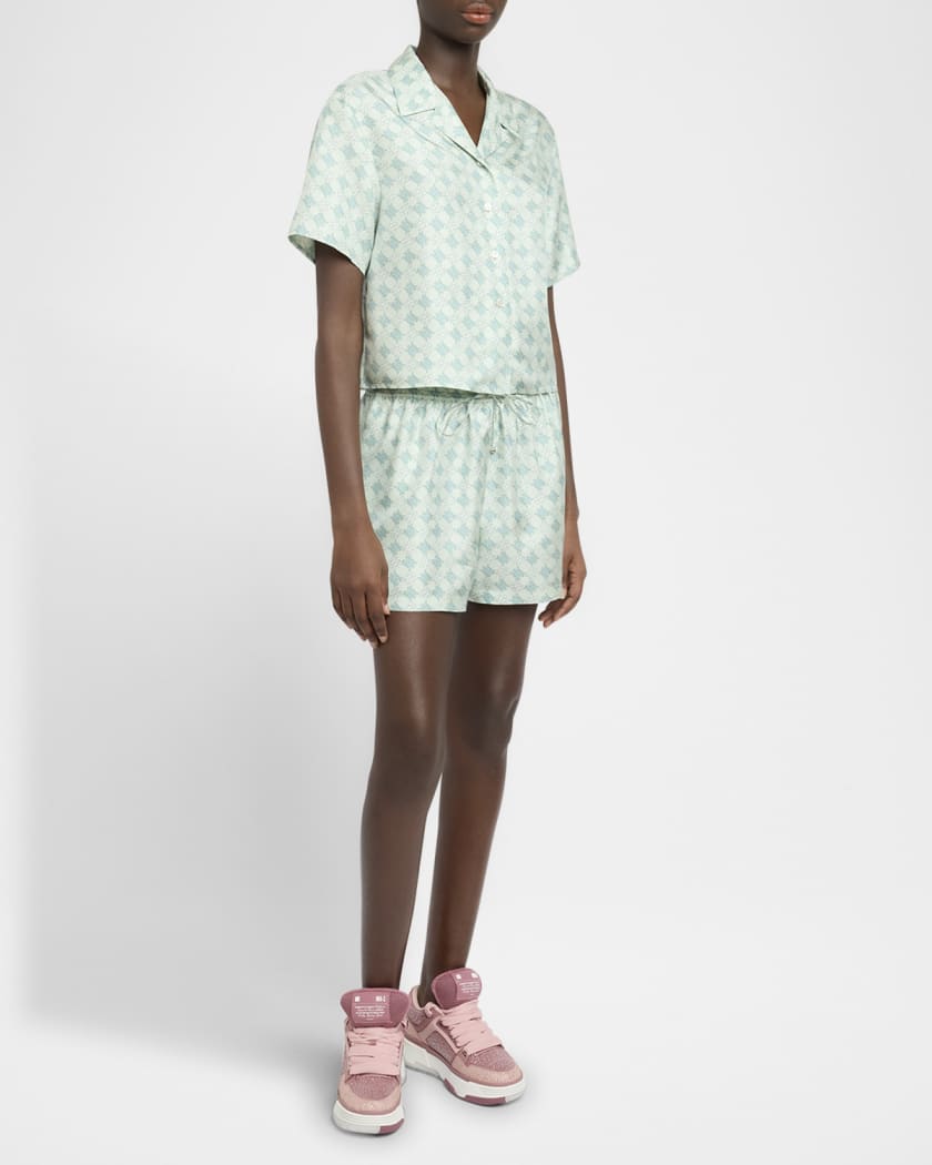 MA Quad Silk Button-Down Shirt