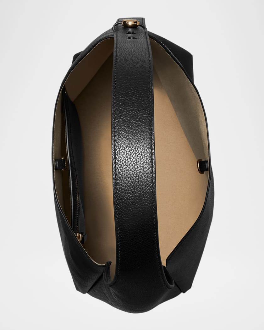 Romy Pebbled Leather Hobo Bag