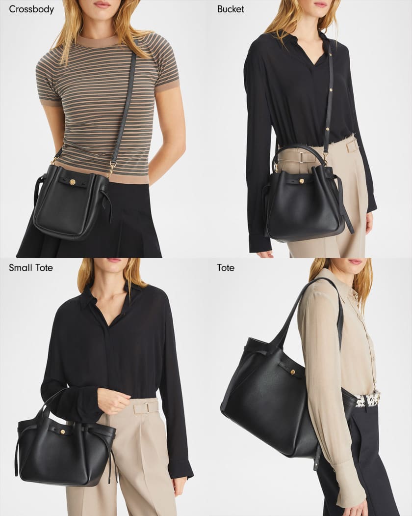 Romy Pebbled Leather Tote Bag