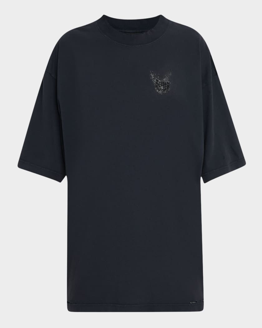 Balenciaga Logo Medium Fit T-Shirt | Neiman Marcus Balenciaga Logo Medium Fit T-Shirt | Neiman Marcus