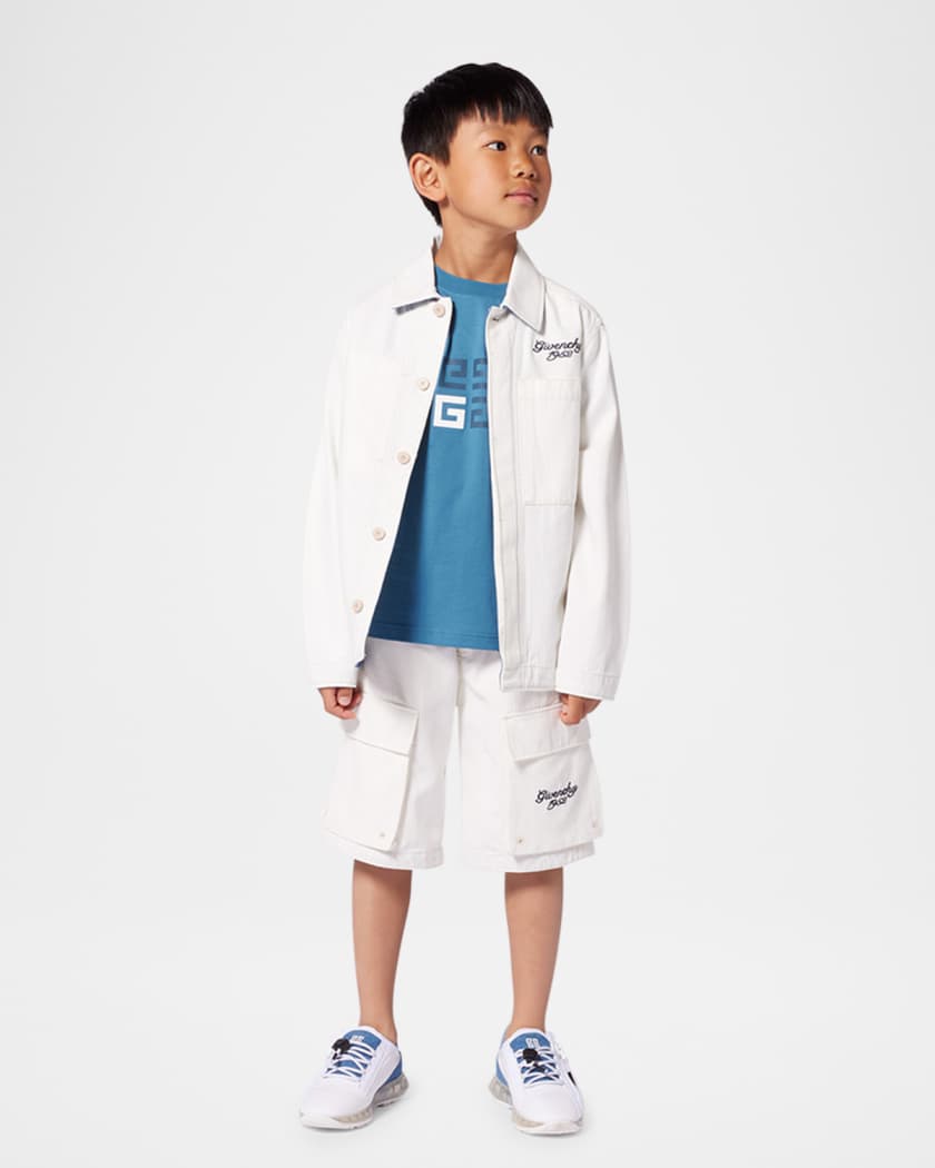 Boy's 4G Graphic T-Shirt, Size 8-14