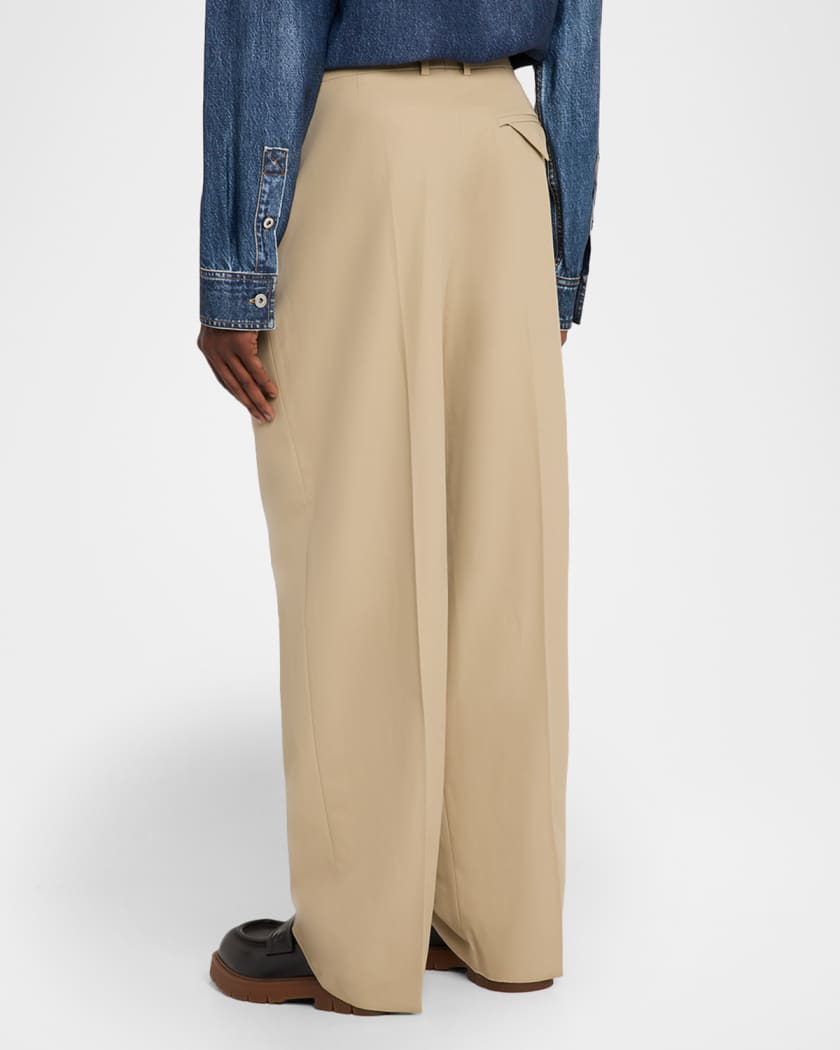 贈り物 Cotton Men's Veneta Bottega Twill Trousers Straight-Leg パンツ