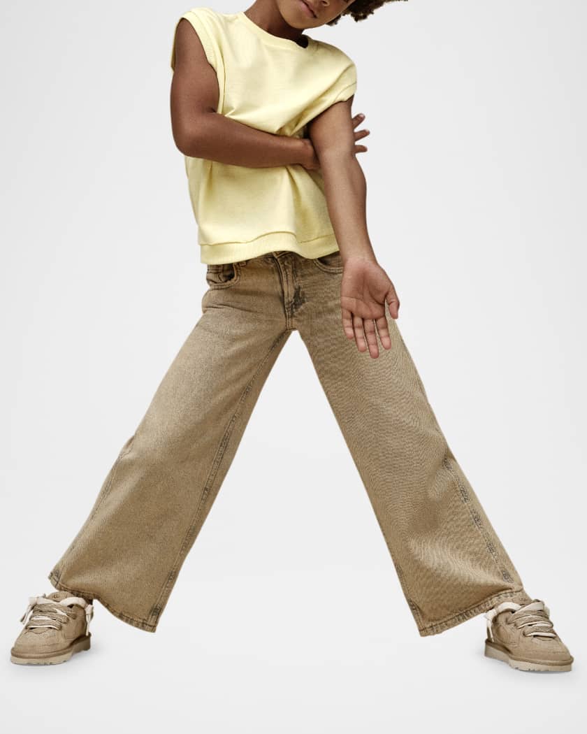 Kid's Lo Lowmel Mesh & Suede Low-Top Sneakers