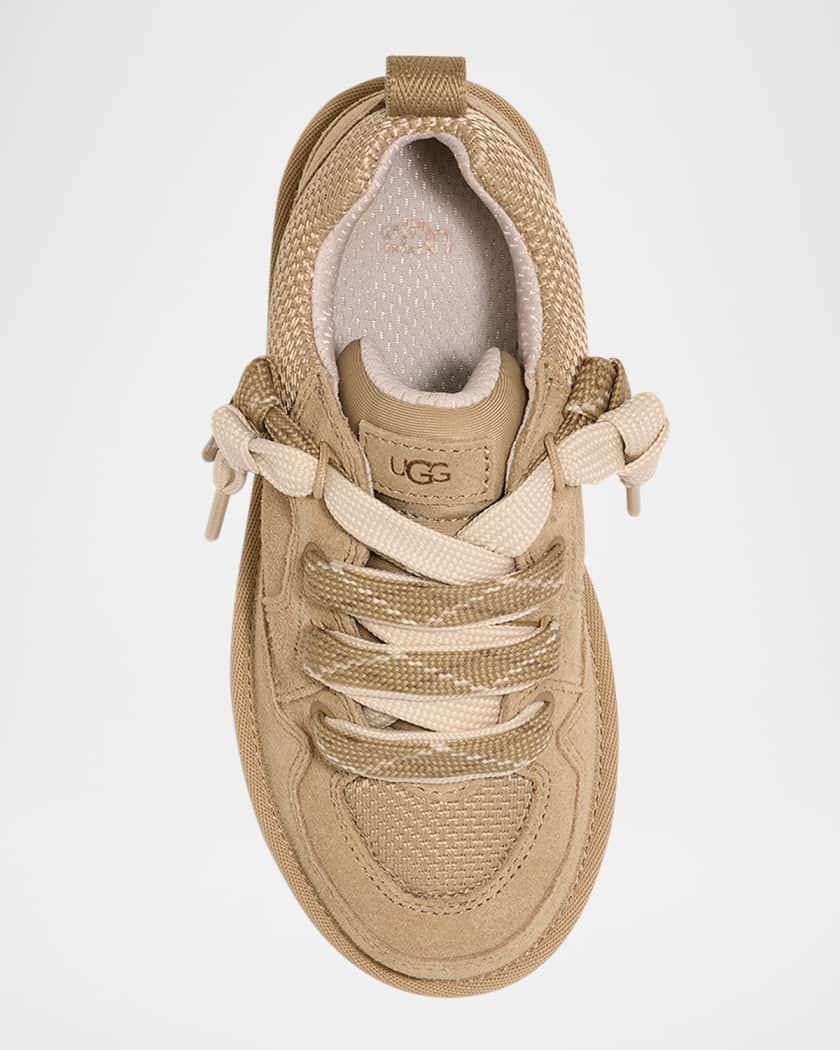 Kid's Lo Lowmel Mesh & Suede Low-Top Sneakers