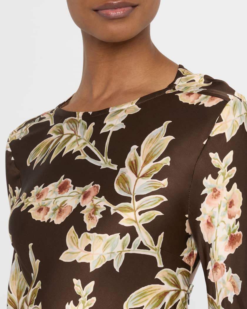 Faroe Bias-Cut Maxi Dress