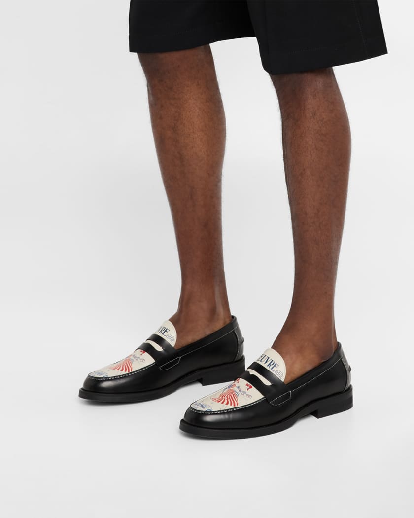 Men's Wilde La Grande Paix Leather Penny Loafers