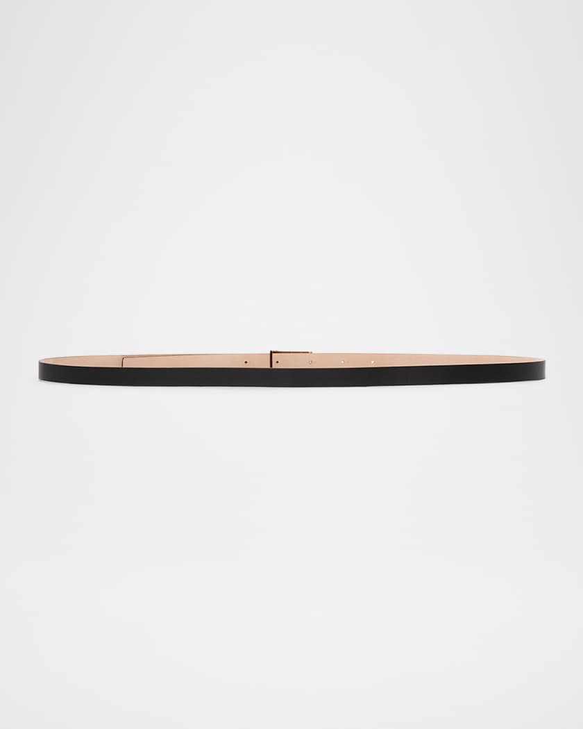Frame B-Logo Micro Leather Belt