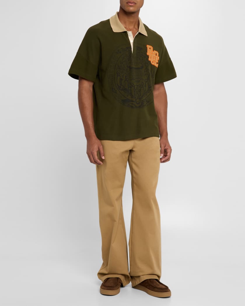 Men's Scramble Logo Stamp Polo Shirt