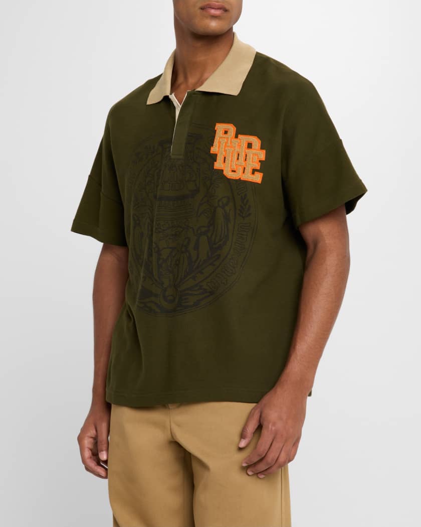 Men's Scramble Logo Stamp Polo Shirt