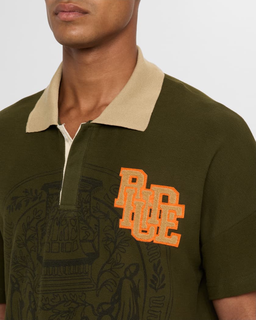 Men's Scramble Logo Stamp Polo Shirt