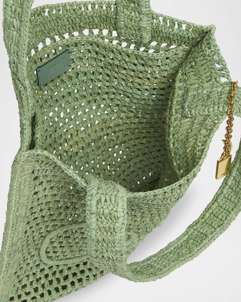 Summer Banana Tote Bag in Crochet Fabric 