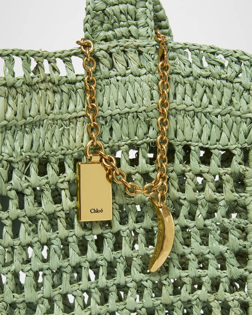 Summer Banana Tote Bag in Crochet Fabric 