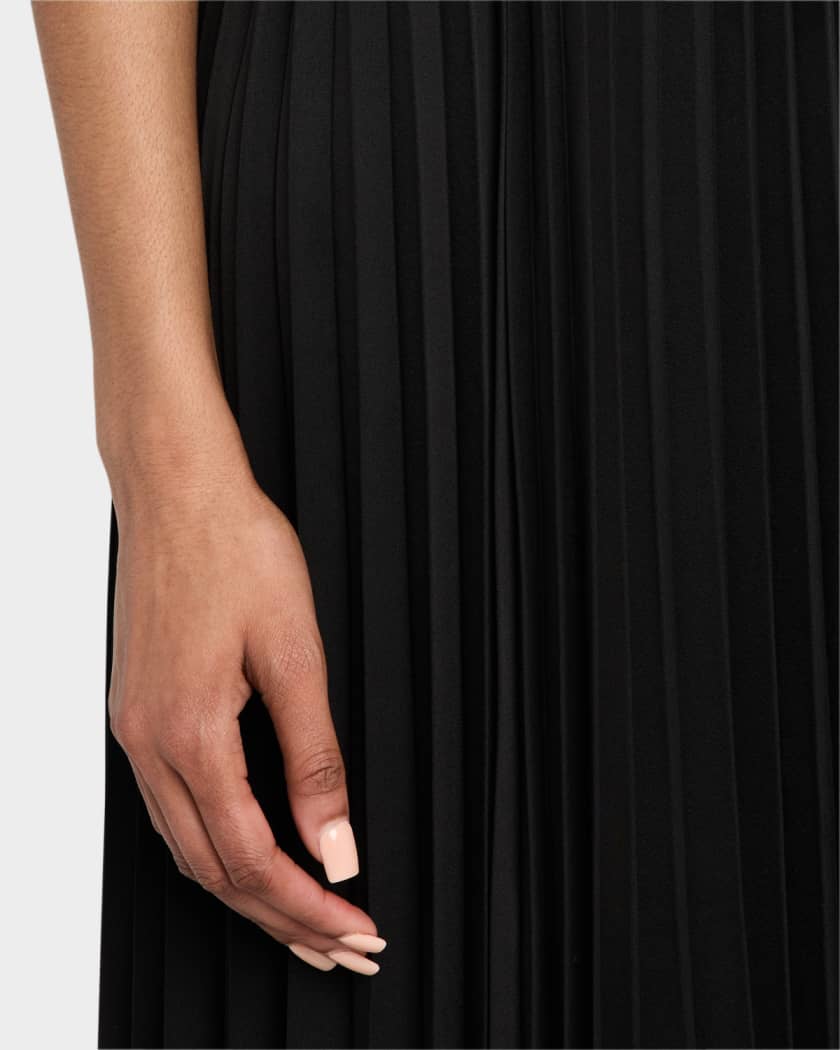 Parma Sleeveless Pleated Maxi Dress