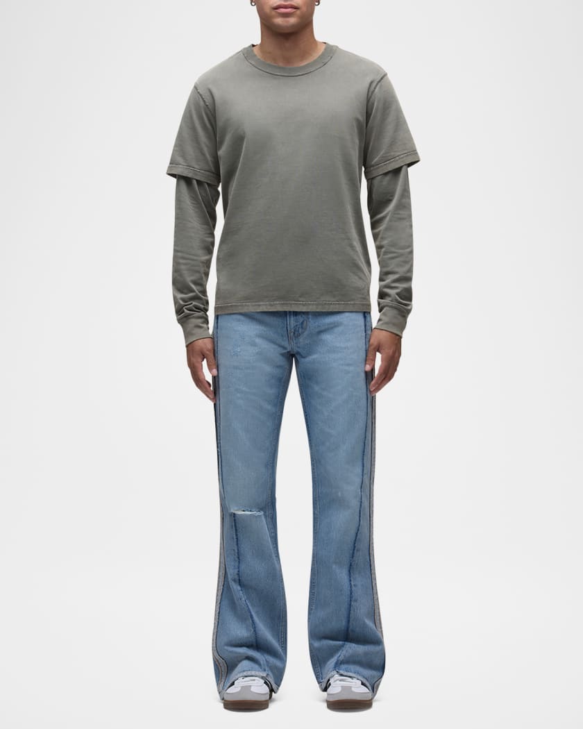 Men's Walker Reconstruction Kick Flare Jeans